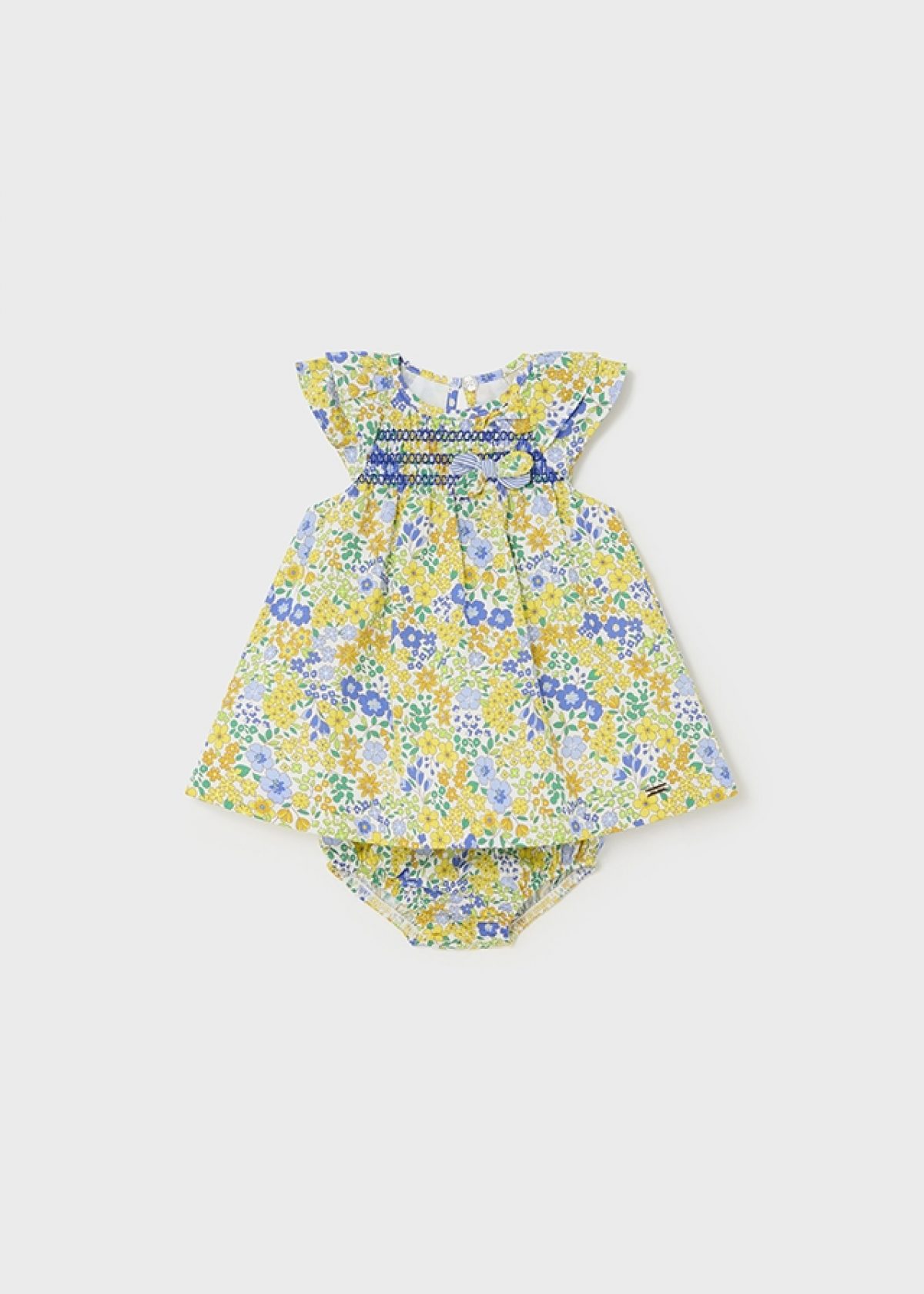 Vestido Nido de Abeja Pequeñitos Moda Infantil