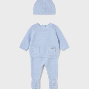 Conjunto polaina 3P. Tricot