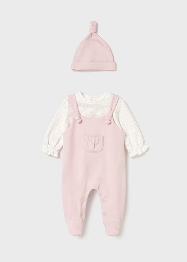 Pelele Peto y Gorro de Felpa