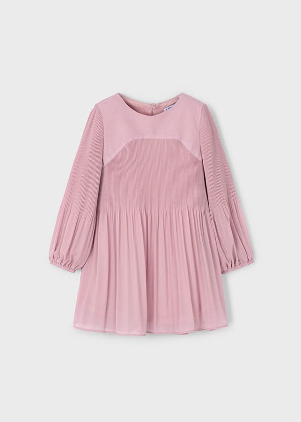 Vestido Gasa Plisada