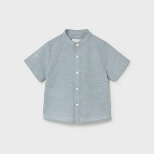 Camisa Lino Cuello Mao