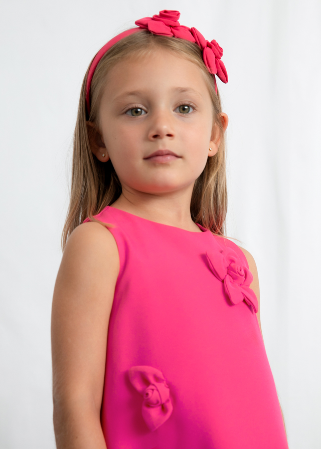 Vestido Aplique Floral - Imagen 2