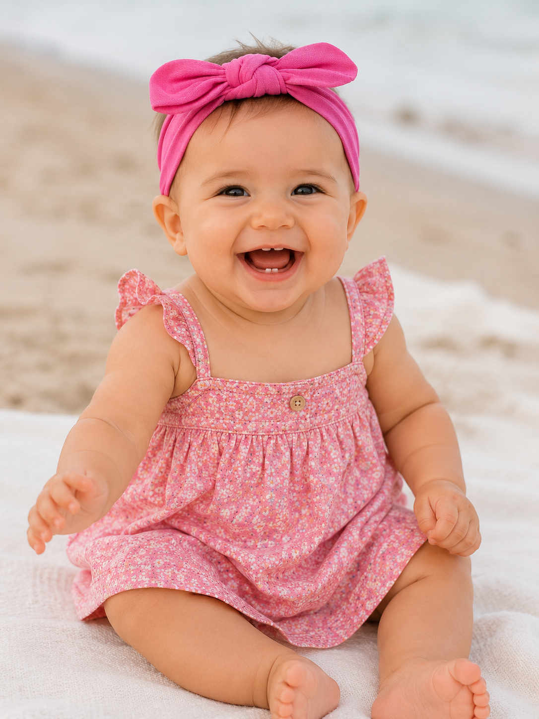 Turbante de 0-12meses con lazo nudo