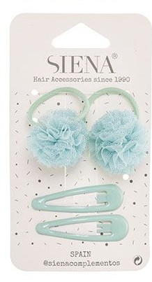 Pack 2 coleteros pompon tul + 2 clips - Imagen 6
