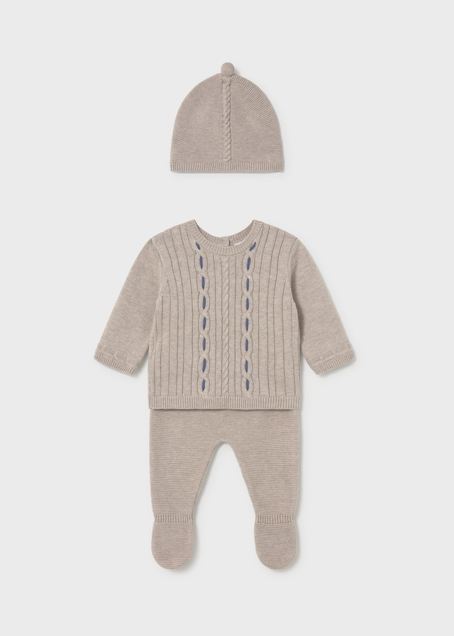 Conjunto Tricot Recien Nacido