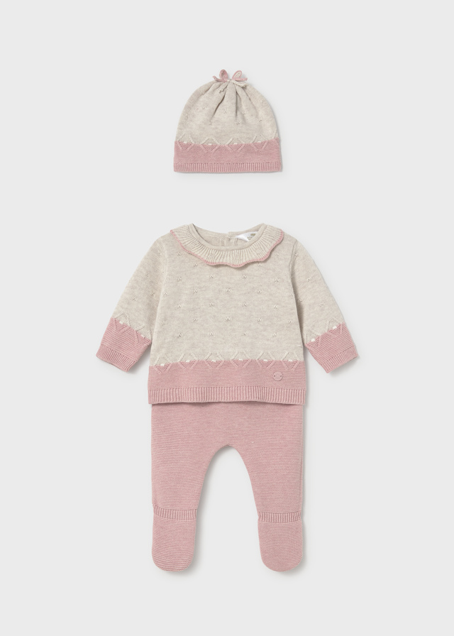 Conjunto Tricot Recien Nacido - Imagen 2