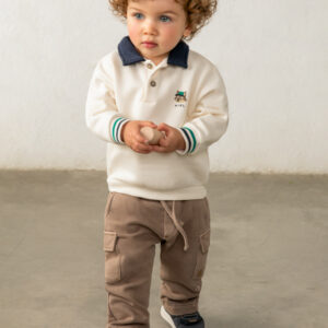 Sudadera Cuello Polo