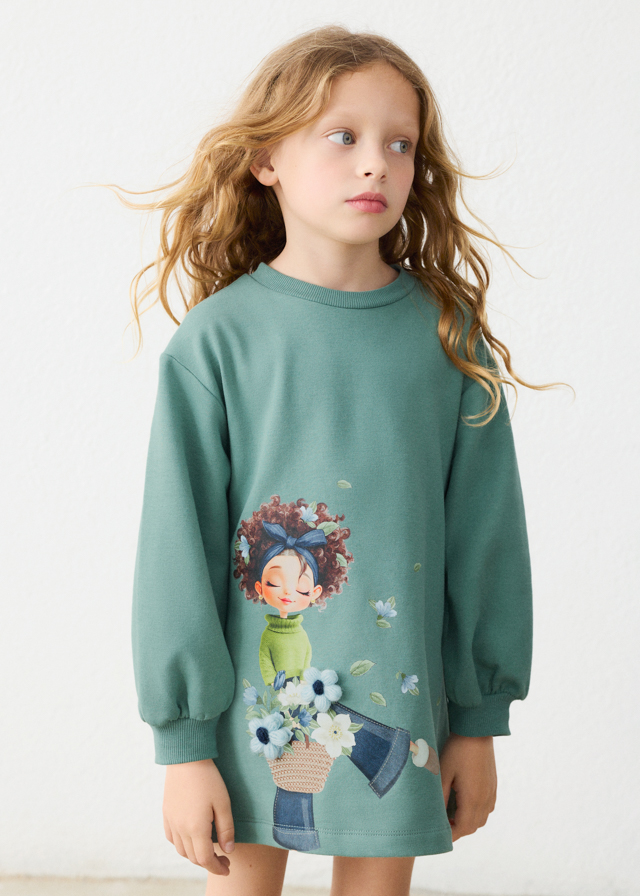 Vestido Felpa Niña