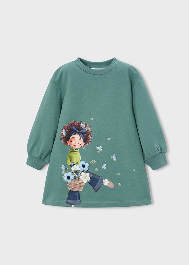 Vestido Felpa Niña - Imagen 3