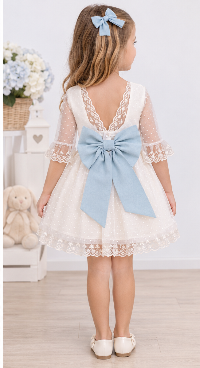 Vestido Arras y Ceremonia Celeste - Imagen 2